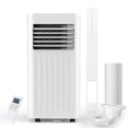 thumbnail image 1 of CRZOE 8,000 BTU Portable Air Conditioners, Mini Portable AC with Cooling, 24H Timer, Fan, Dehumidifier Function, 62ºF and 86ºF Temperature Range, Cooling up to 350 Sq.Ft. Window Kit Panel, 1 of 8