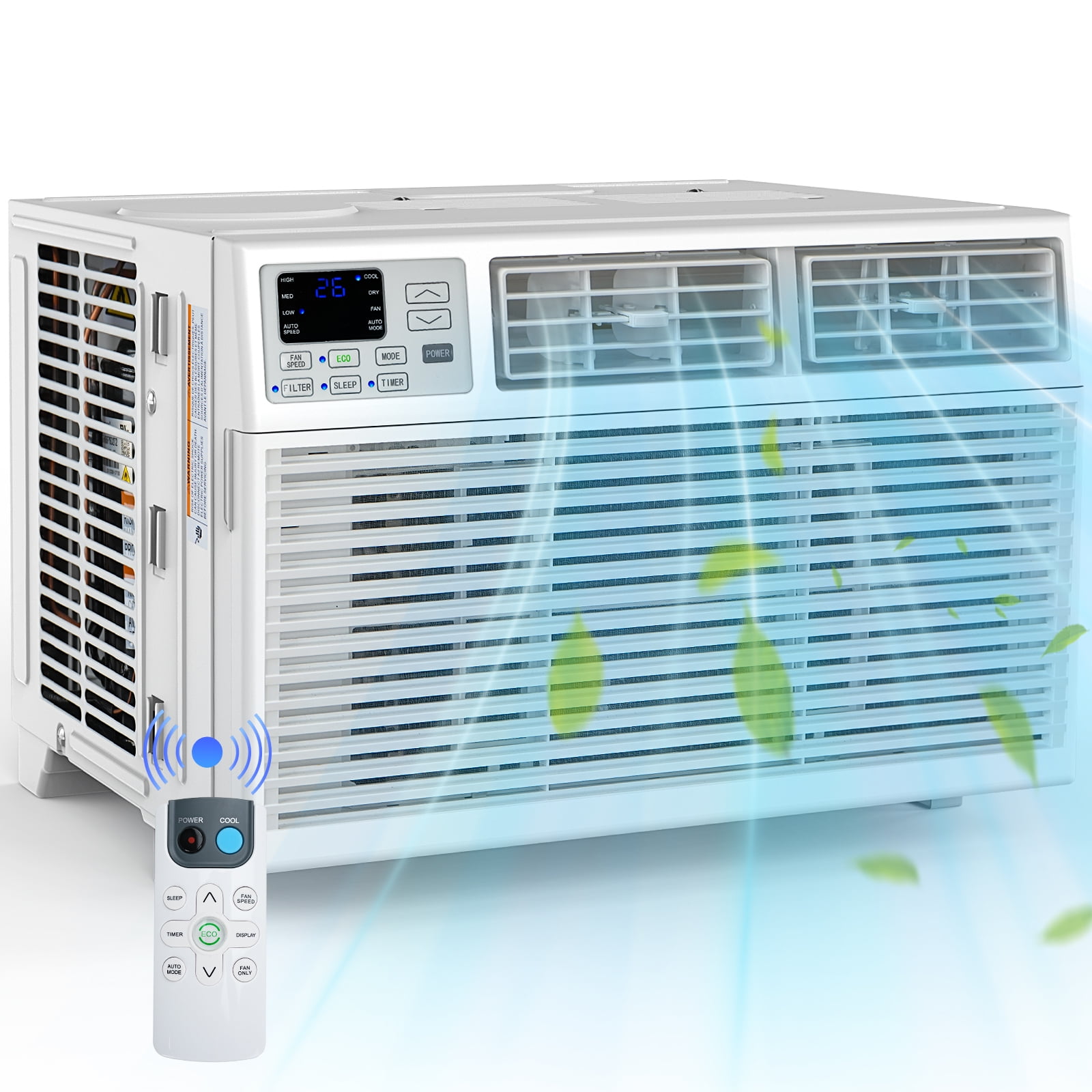 Crzoe Window Air Conditioner, 12000 BTU Window AC Unit, Cooling Room