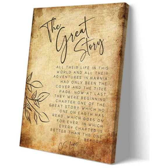 Cs Lewis Wall Art Cs Lewis Quote Poster Decoration Pictures for Living Room Print for Bedroom Wall Canvas Panels Canvas Painting Hanging