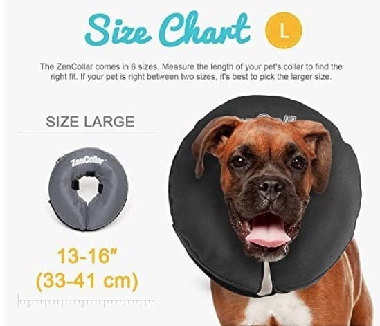 ZenPet Pro-Collar Inflatable Recovery Collar - Large - 1 count