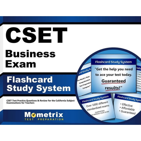 Cset Business Exam Flashcard Study System : Cset Test Practice Questions & Review for the California Subject Examinations for Teachers (Cards)