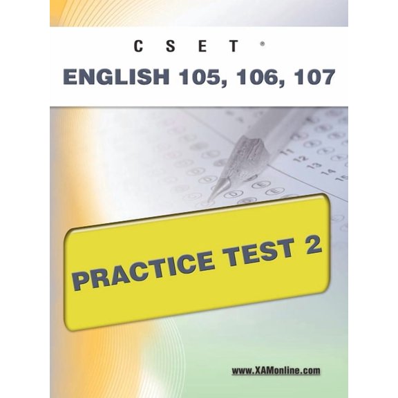 Cset Cset English 105, 106 Practice Test 2, (Paperback)