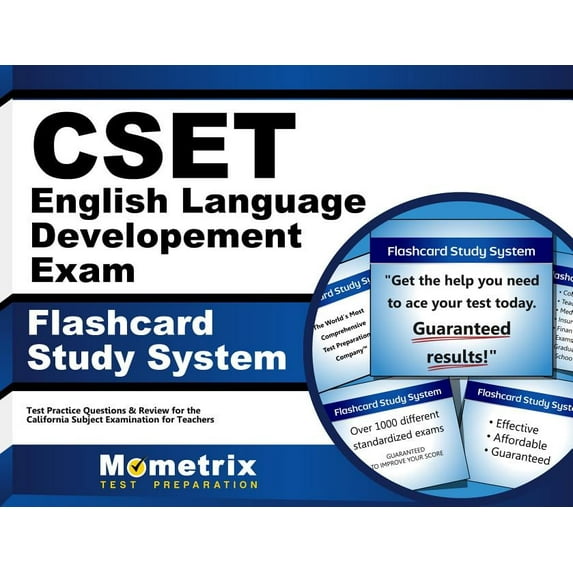 Cset English Language Development Exam Flashcard Study System : Cset Test Practice Questions & Review for the California Subject Examinations for Teachers (Cards)