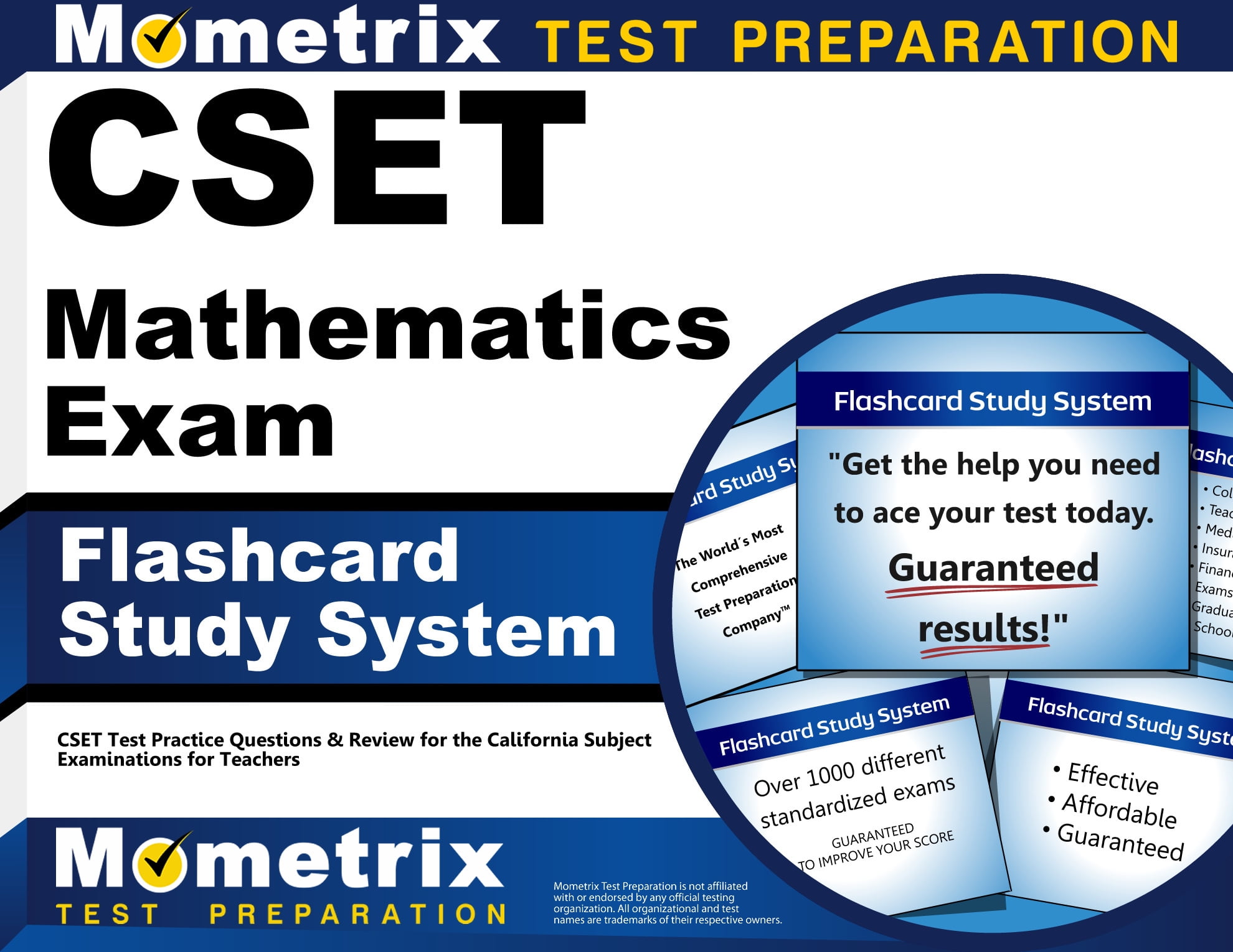 Cset Mathematics Exam Flashcard Study System : Cset Test Practice ...