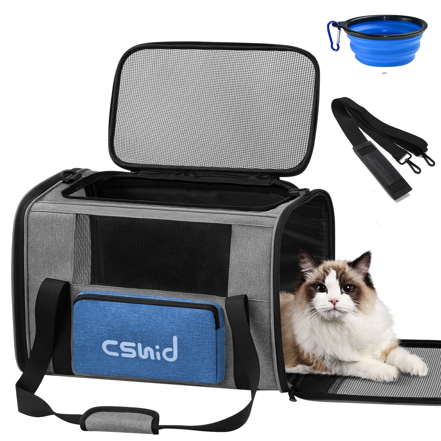CshidWorld Cat Carrier Pet Carrier for Small Dogs Medium Cats Puppies