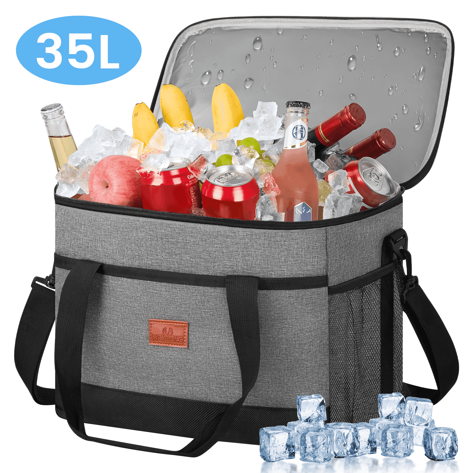iFanze Insulated 48-Can Cooler Bag, Leakproof Thermocoolers