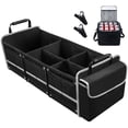 thumbnail image 1 of Cshidworld Car Trunk Storage Organizer, 4 in 1 Multi Compartment Collapsible Trunk Storage Box with Leakproof Insulated Cooler Bag for Car Truck SUV, 1 of 8