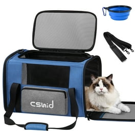 Dog Carrier, Cat Carriers, Airline Approved Pet Carrier, For Small Medium  Dogs Cats Puppies, Collapsible Soft Sided Travel Puppy Carrier Bag - Temu