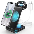 thumbnail image 1 of Cshidworld Wireless Charger for iPhone-23W 3 in 1 Fast Charging Station Compatible for iPhone 17/16e/15/14/13/12/11 Pro Max, AirPods 4/3/2/Pro, iWatch Series 2-11, Samsung Charger Stand, 1 of 9
