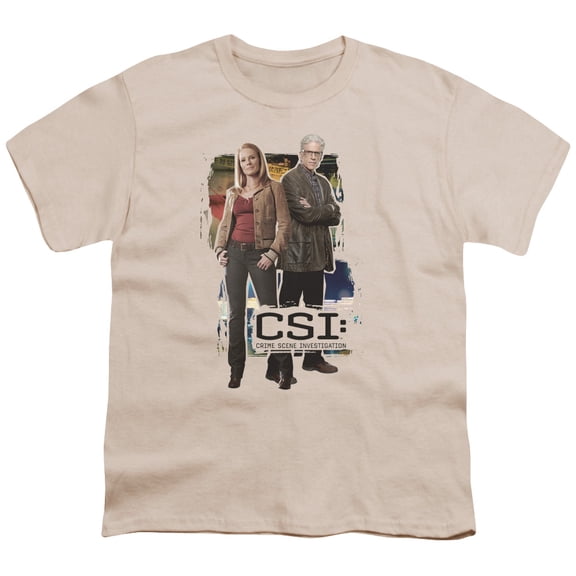 Csi Back To Back Youth 18/1 T-Shirt Cream