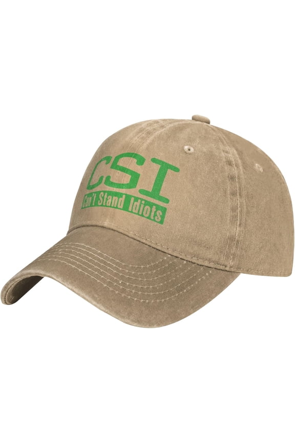 Csi Can't Stand Idiots Unisex Hat Adjustable Fashion Hat Casual Hat Truck Hat Dad Hat