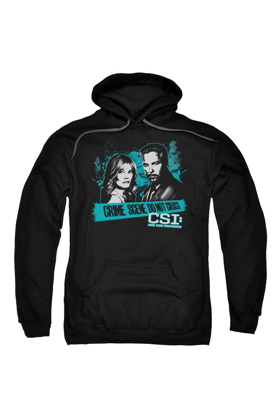 Csi Cross The Line Adult Pullover Hoodie Sweatshirt Black