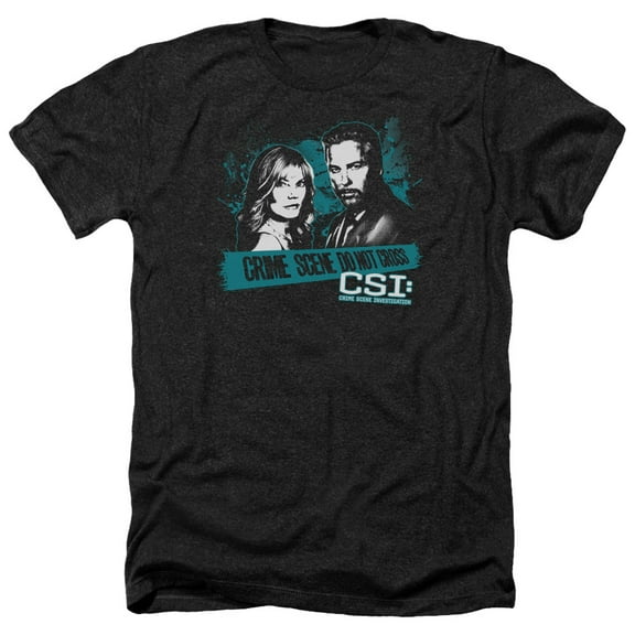 Csi - Cross The Line - Heather Short Sleeve Shirt - Medium