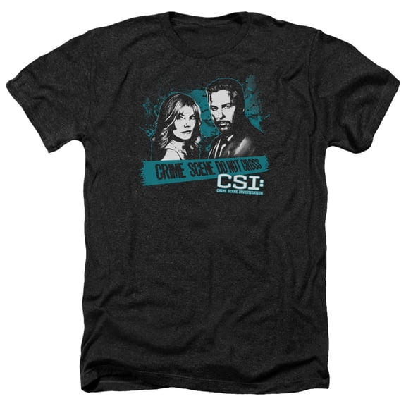 Csi - Cross The Line - Heather Short Sleeve Shirt - X-Large