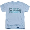 thumbnail image 1 of Csi- Cyber-Cyber Logo - Short Sleeve Juvenile 18-1 Tee - Light Blue- Large 7, 1 of 1