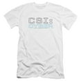 thumbnail image 1 of Csi: Cyber Logo Premium Canvas Adult Slim Fit 30/1 T-Shirt White, 1 of 1