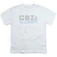 thumbnail image 1 of Csi: Cyber - Logo - Youth Short Sleeve Shirt - Large, 1 of 2