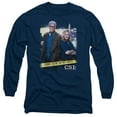 thumbnail image 1 of Csi Do Not Cross Long Sleeve Adult 18/1 T-Shirt Navy, 1 of 1