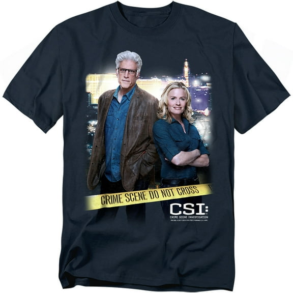 Csi Do Not Cross Officially Licensed Adult T-Shirt S