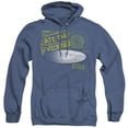thumbnail image 1 of Csi I Ate The Evidence Adult Heather Hoodie Sweatshirt Royal Blue, 1 of 1