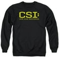 thumbnail image 1 of Csi Logo Adult Crewneck Sweatshirt Black, 1 of 1