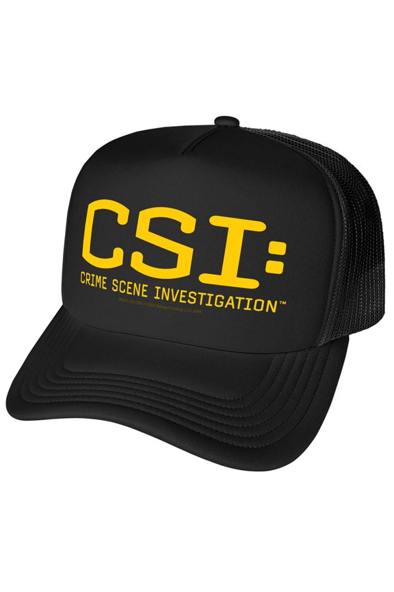 Csi Logo Foam Snapback Trucker Hat - Unisex for Men and Women