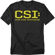 CSI Men's CSI Logo T-shirt -Large Black