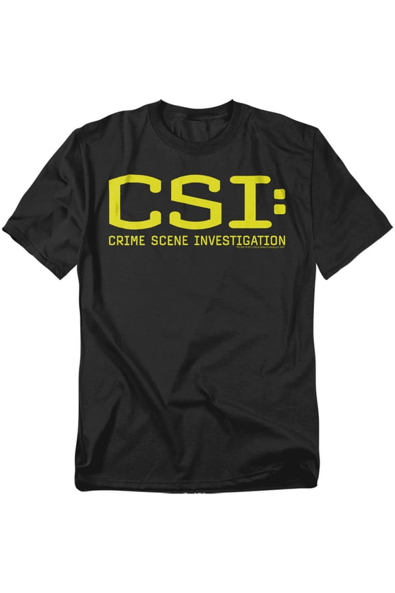Men's CSI Logo T-shirt Large Black