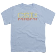 Csi Miami - Logo Distressed - Youth Short Sleeve Shirt - Medium