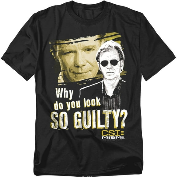 Csi Miami So Guilty Officially Licensed Adult T-Shirt M