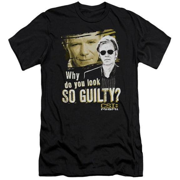 Csi Miami - So Guilty - Premium Slim Fit Short Sleeve Shirt - Large