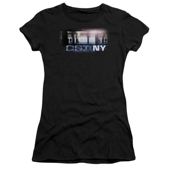 Csi New York Subway Junior Women's Sheer T-Shirt Black