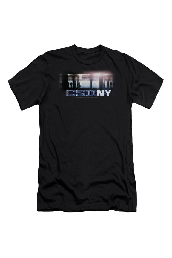 Csi New York Subway Adult 30/1 T-Shirt Black