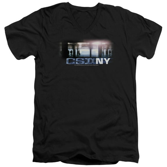 Csi - New York Subway - Slim Fit V Neck Shirt - Large