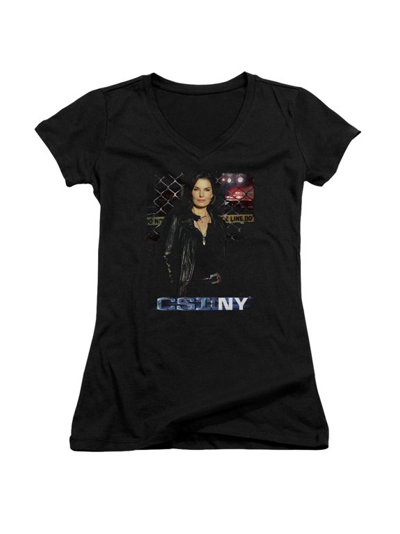 Csi Ny Jo Junior Women's V-Neck T-Shirt Black