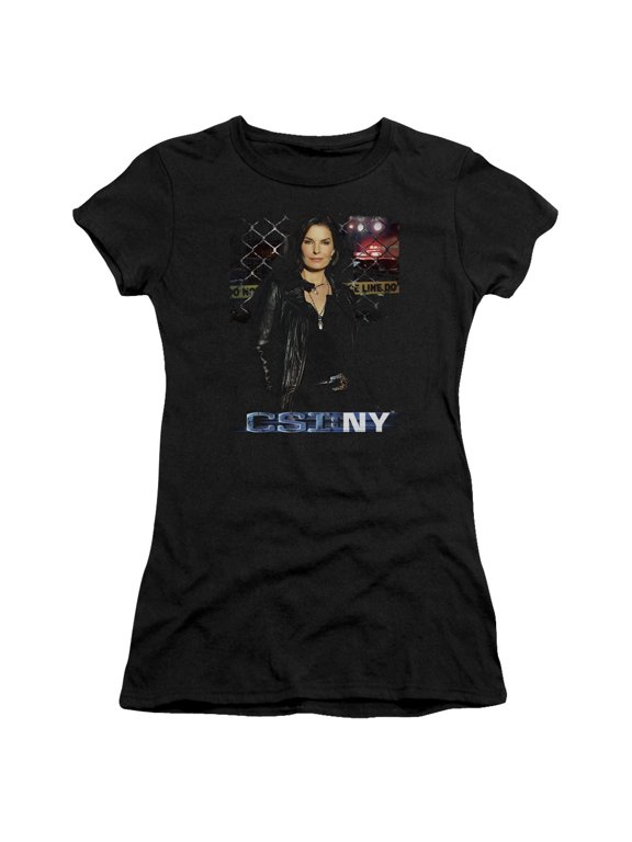 Csi Ny - Jo - Juniors Teen Girls Cap Sleeve Shirt - Large