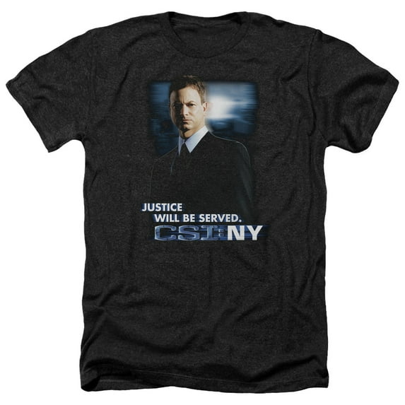 Csi:Ny - Justice Served - Heather Short Sleeve Shirt - XX-Large