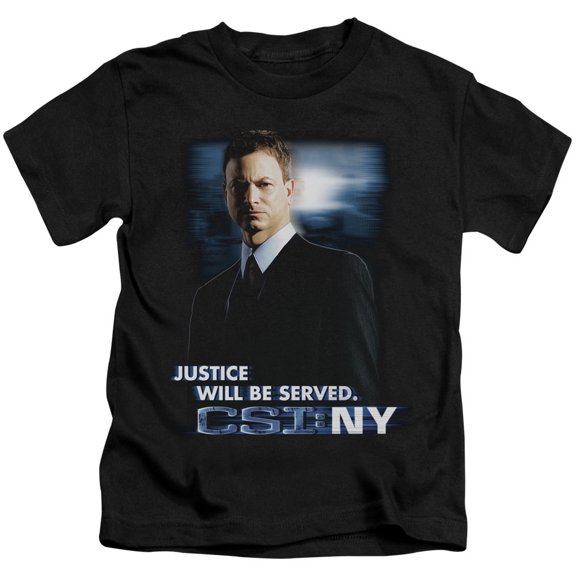 Csi:Ny - Justice Served - Juvenile Short Sleeve Shirt - 7
