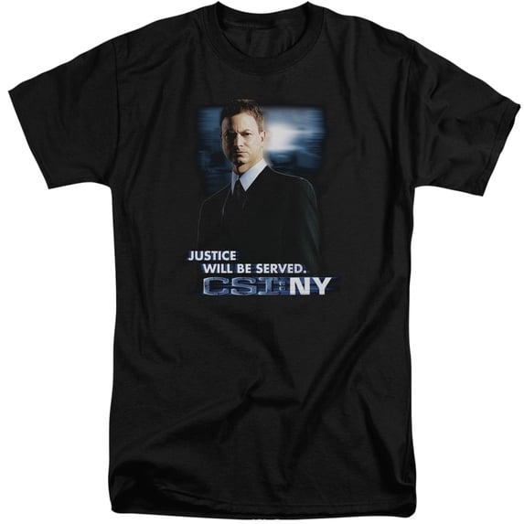 Csi:Ny - Justice Served - Tall Fit Short Sleeve Shirt - X-Large
