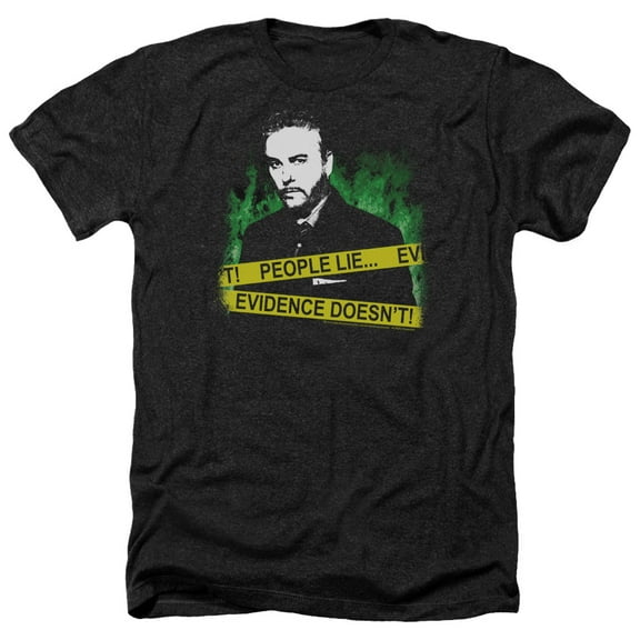 Csi - People Lie - Heather Short Sleeve Shirt - Small