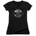 thumbnail image 1 of Csi Rendered Logo Junior Women's V-Neck T-Shirt Black, 1 of 1