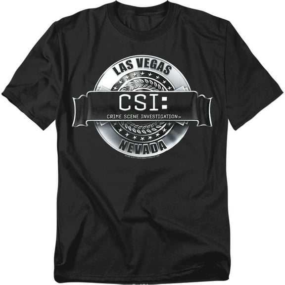 Csi Rendered Logo Officially Licensed Adult T-Shirt 2XL