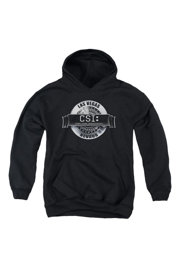 Csi - Rendered Logo - Youth Hooded Sweatshirt - Medium
