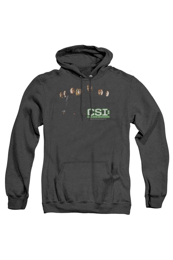 Csi Shadow Cast Adult Heather Hoodie Sweatshirt Black