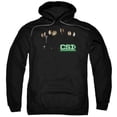thumbnail image 1 of Csi-Shadow Cast - Adult Pull-Over Hoodie - Black- 3X, 1 of 1