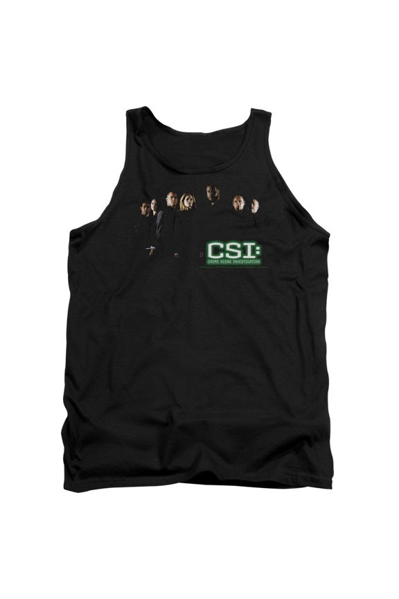 Csi Shadow Cast Adult Tank Top Black