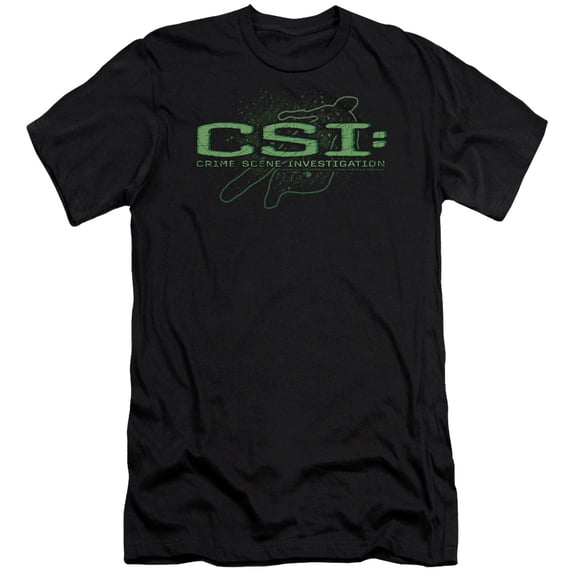 Csi - Sketchy Shadow - Premium Slim Fit Short Sleeve Shirt - X-Large