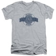 thumbnail image 1 of Csi Vegas Badge Adult V-Neck T-Shirt Athletic Heather, 1 of 1