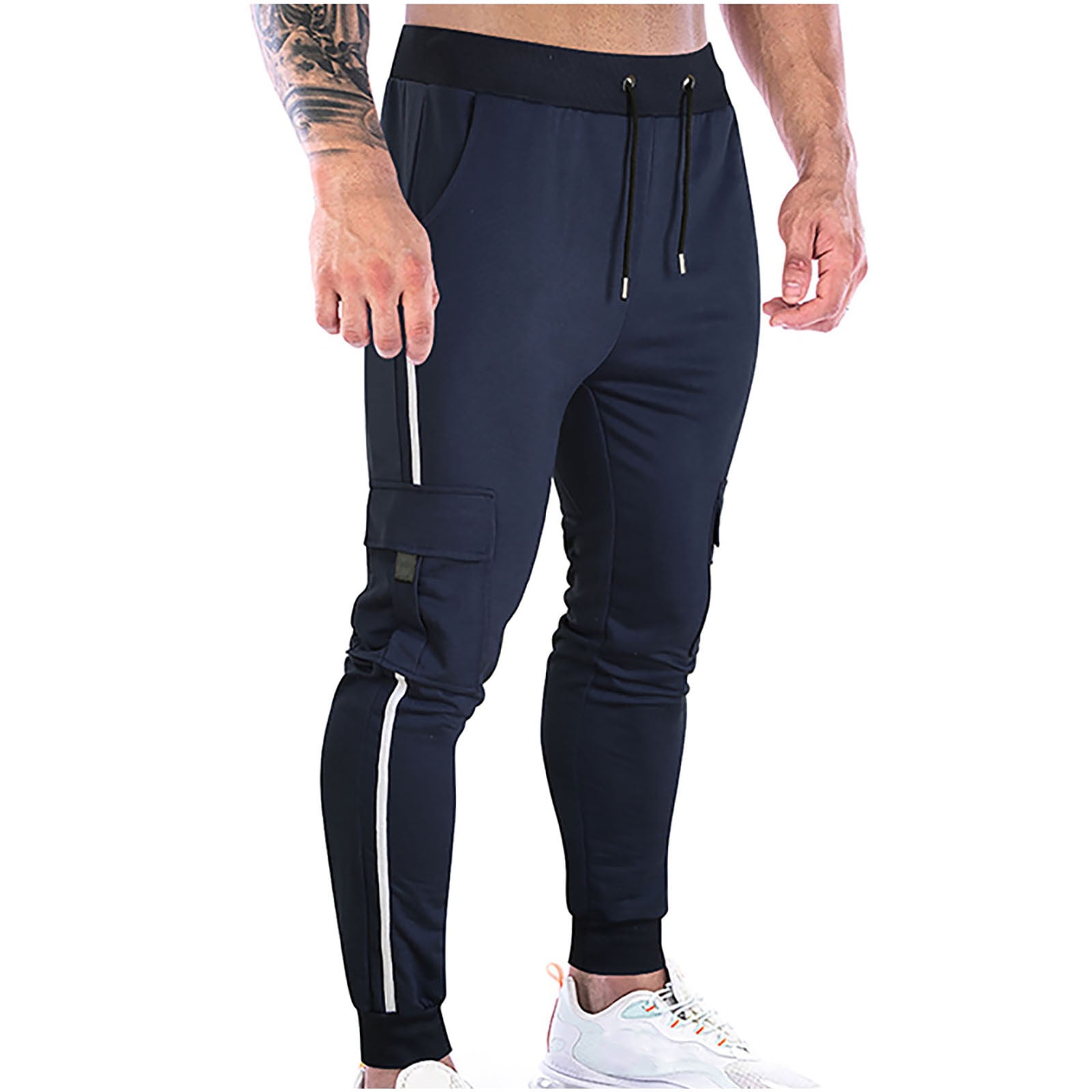 Pantalon Chandal Hombre Ancho Pantalu00f3n Tejanero Estructura