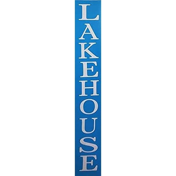 Cskhip Rustic Lakehouse Porch for Men Women Wall Art Decor Door Home Kitchen Garden Living Room Store Cafes Gate Garage Club Bar Wood Sign Gift 4" x 16"